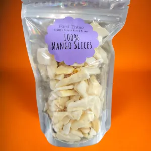 100% Mango - 1.5 Cups - Bird Bites Healthy Freeze Dried Treats