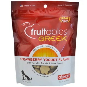 $4 OFF: Fruitables Greek Strawberry Yogurt Crunchy Dog Treats 7oz