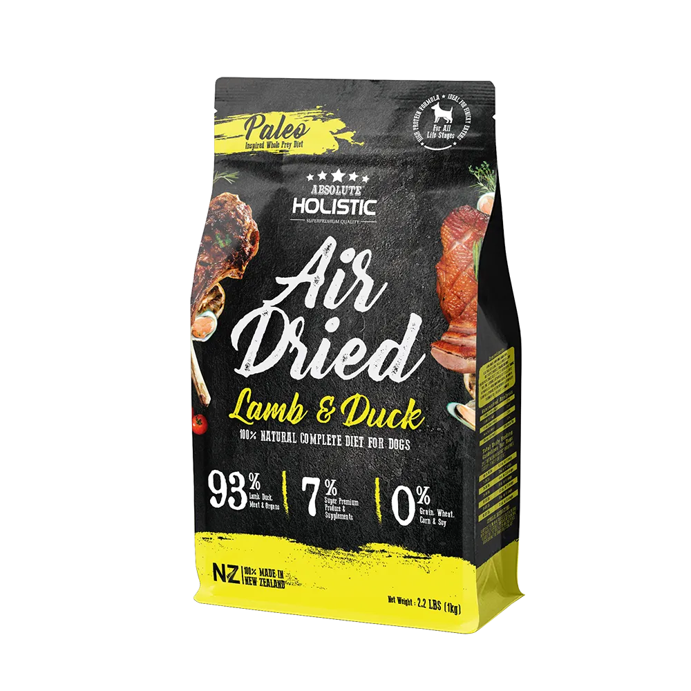 Absolute Holistic Dog Air-Dried Lamb & Duck 1kg