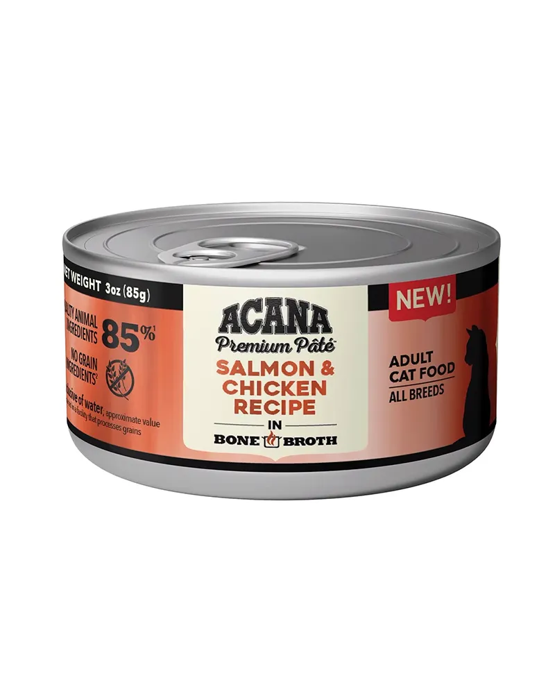 Acana Premium Pate - Salmon & Chicken Recipe Wet Cat Food 3oz