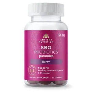 Ancient Nutrition SBO Probiotic Gummy 10b CFU 30 Gummies