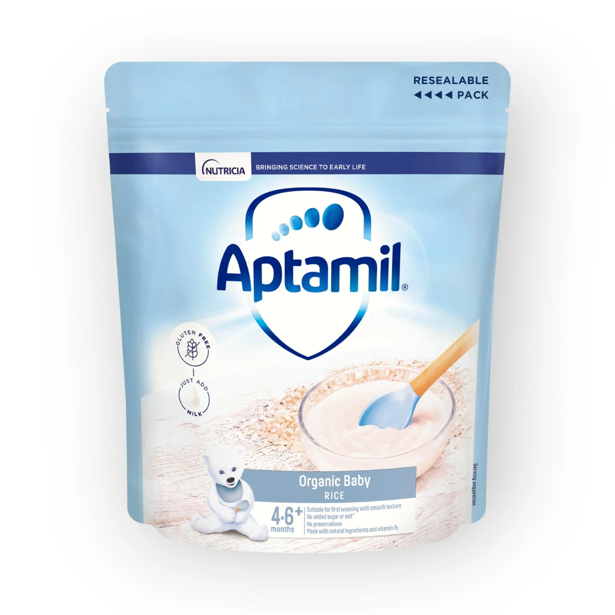 Aptamil Organic Baby Rice 4-6 M ,100g