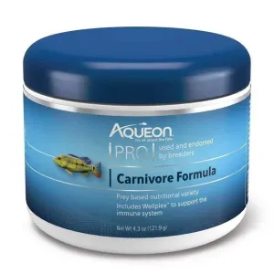 Aqueon Pro Carnivore Pellet Fish Food 4.3oz