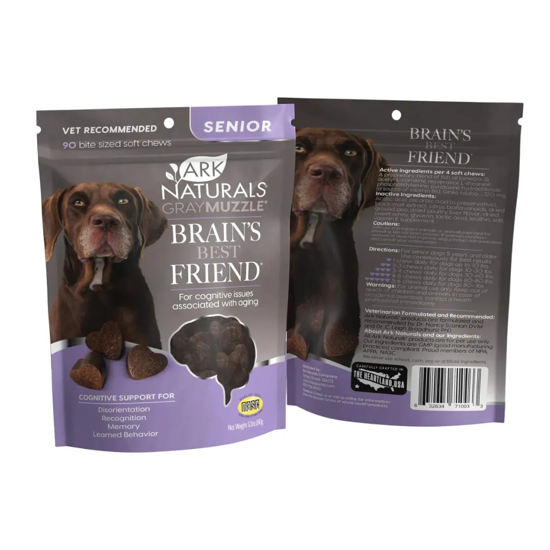 Ark Naturals Brains Best Friend  Dog Soft Chew Treats