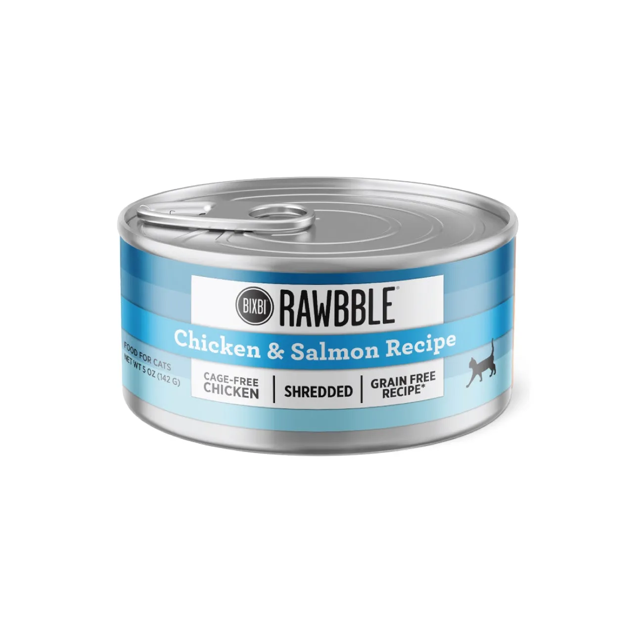 Bixbi Rawbble Wet Food for Cats - Shredded Chicken & Salmon