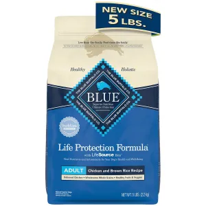 Blue Buffalo Life Protection Formula Chicken & Brown Rice Recipe Adult Dry Dog Food 5lb