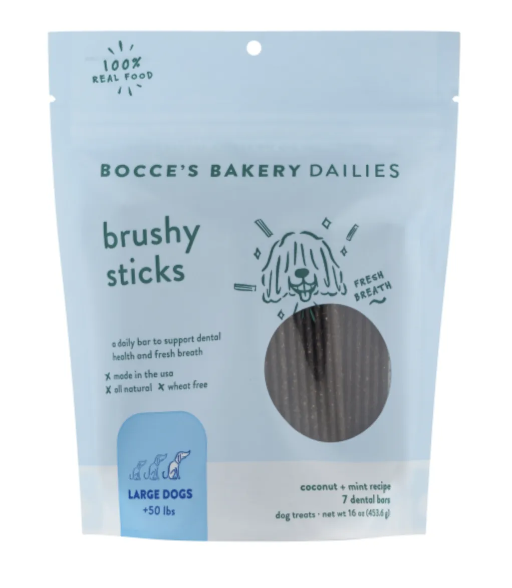 Bocce's Bakery Dog Dailies Brushy Sticks 13oz