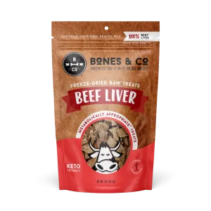 Bones & Co. Freeze-Dried Beef Liver Dog and Cat Treats