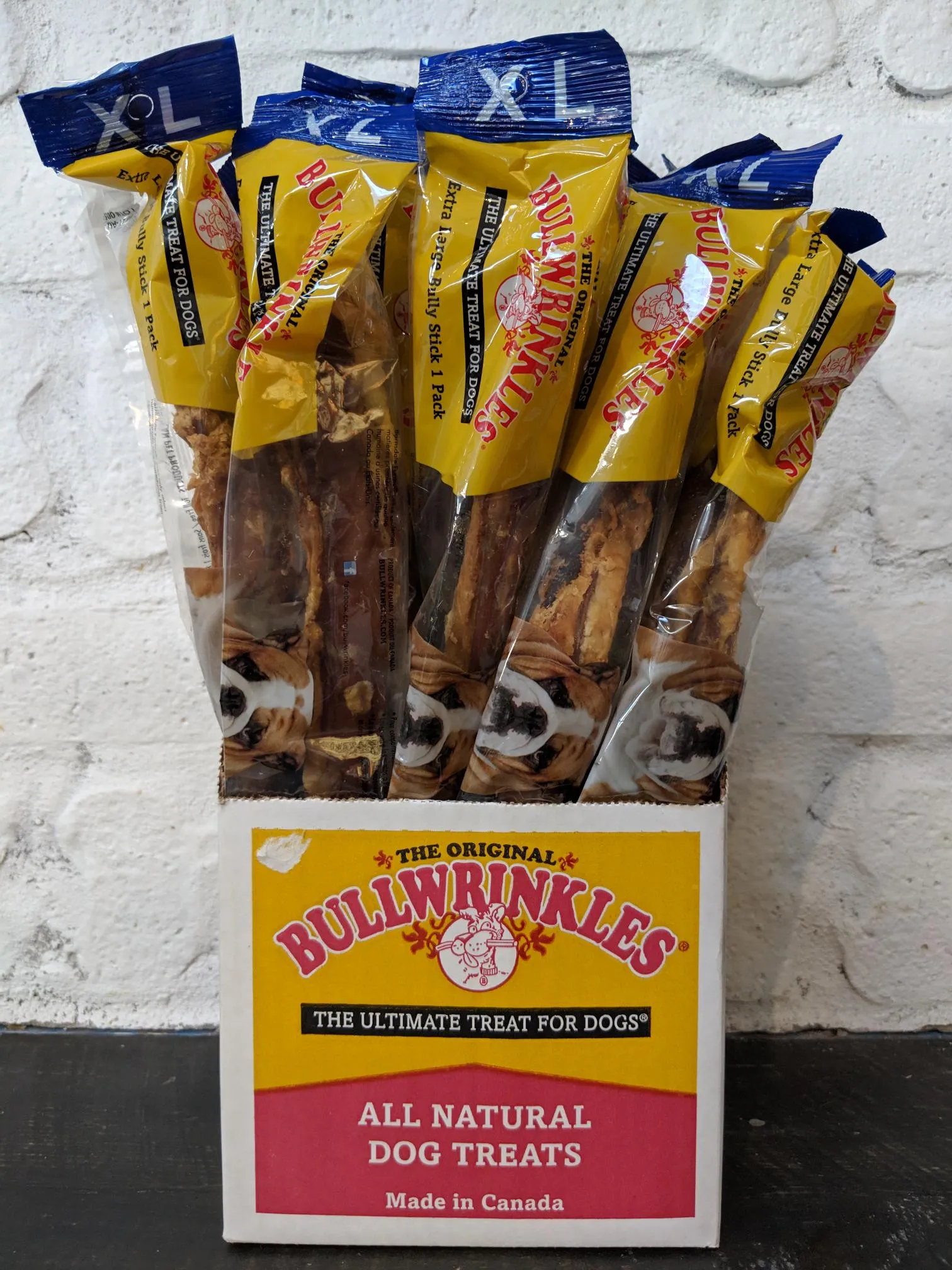 Bullwrinkles Bully Stick XL Dog Treat