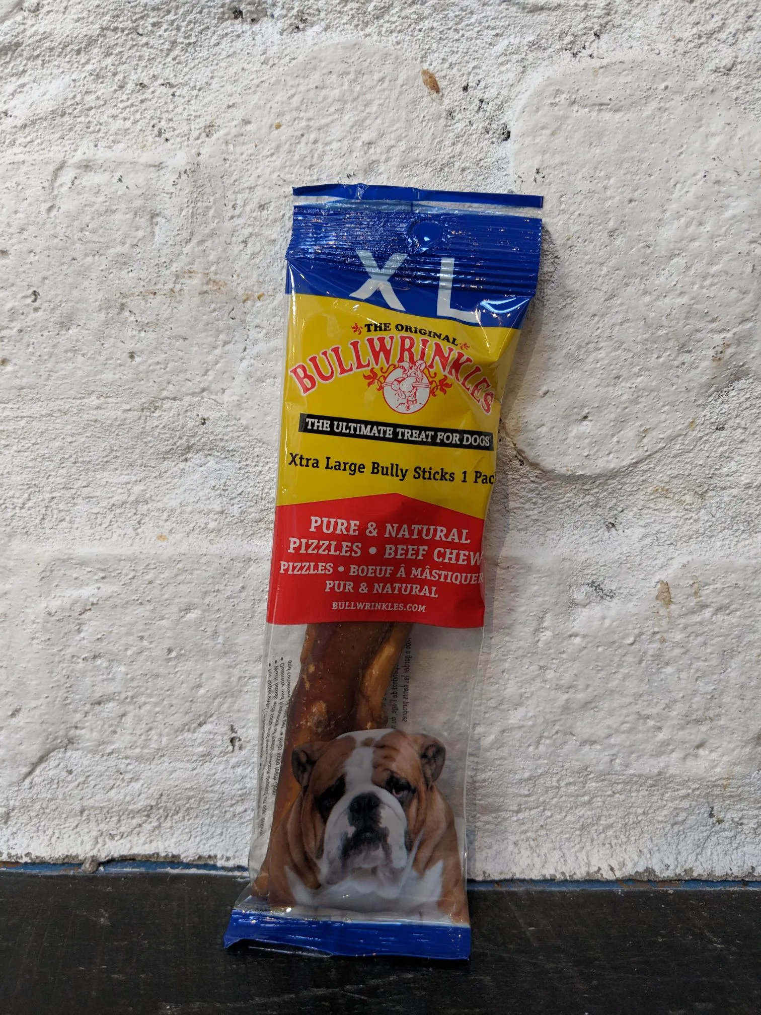 Bullwrinkles Bully Stick XL Dog Treat