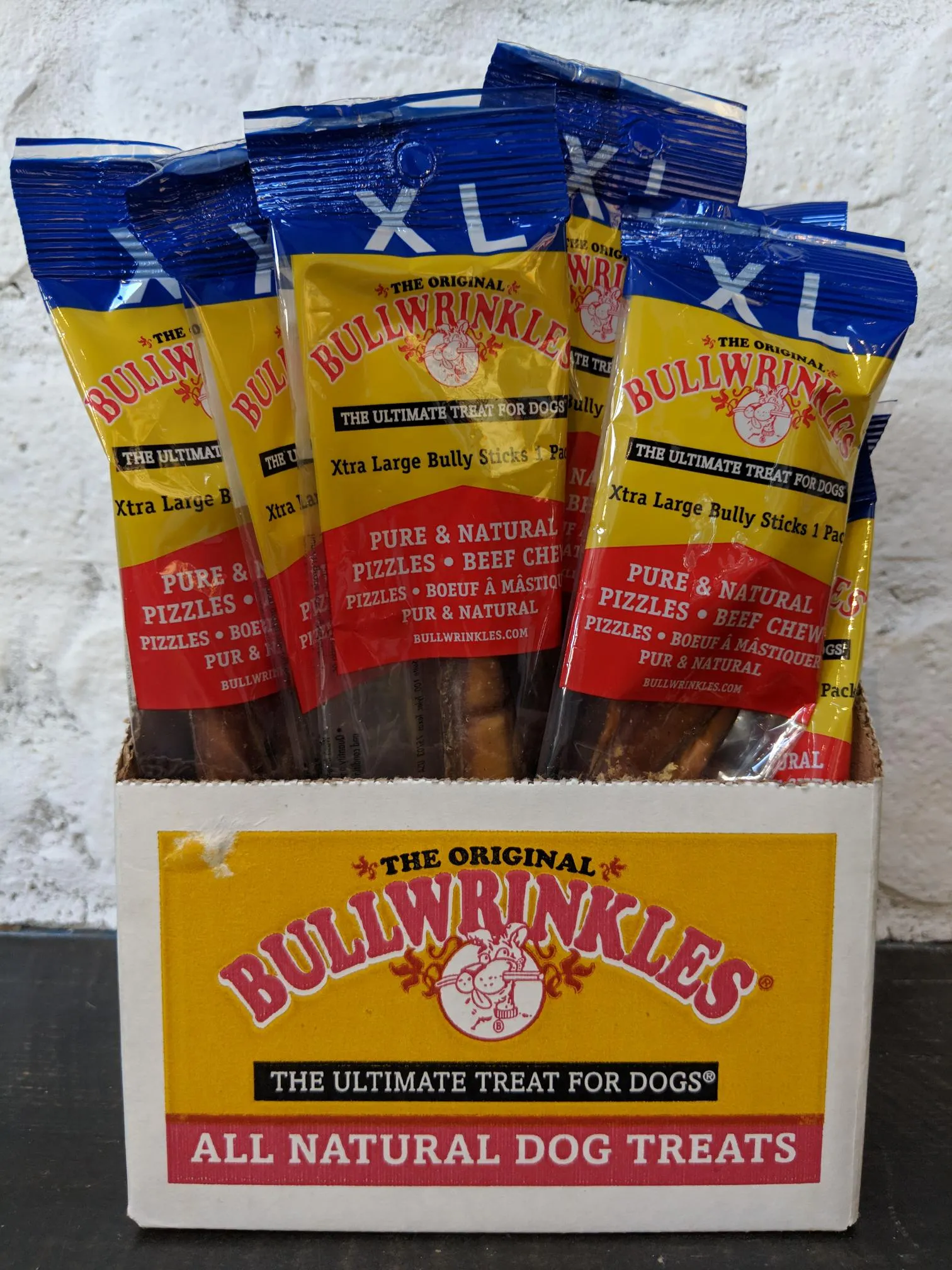 Bullwrinkles Bully Stick XL Dog Treat