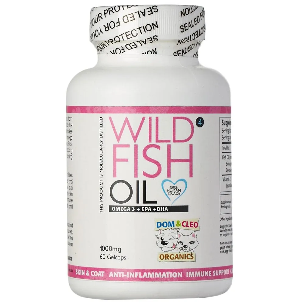 Dom & Cleo Wild Fish Oil 60 Cap