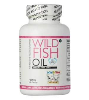 Dom & Cleo Wild Fish Oil Supplements For Dogs & Cats