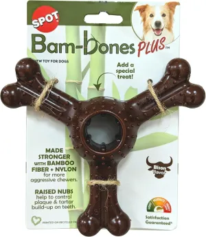 Ethical Pet Bam-Bones Plus Triple Bison Tough Dog Chew Toy