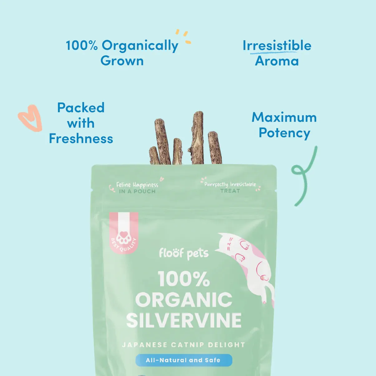 Floof Pets - Organic Silvervine