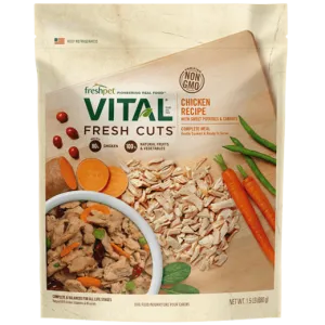 Freshpet Vital Fresh Cuts Chicken Recipe with Sweet Potatoes & Carrots for Dogs