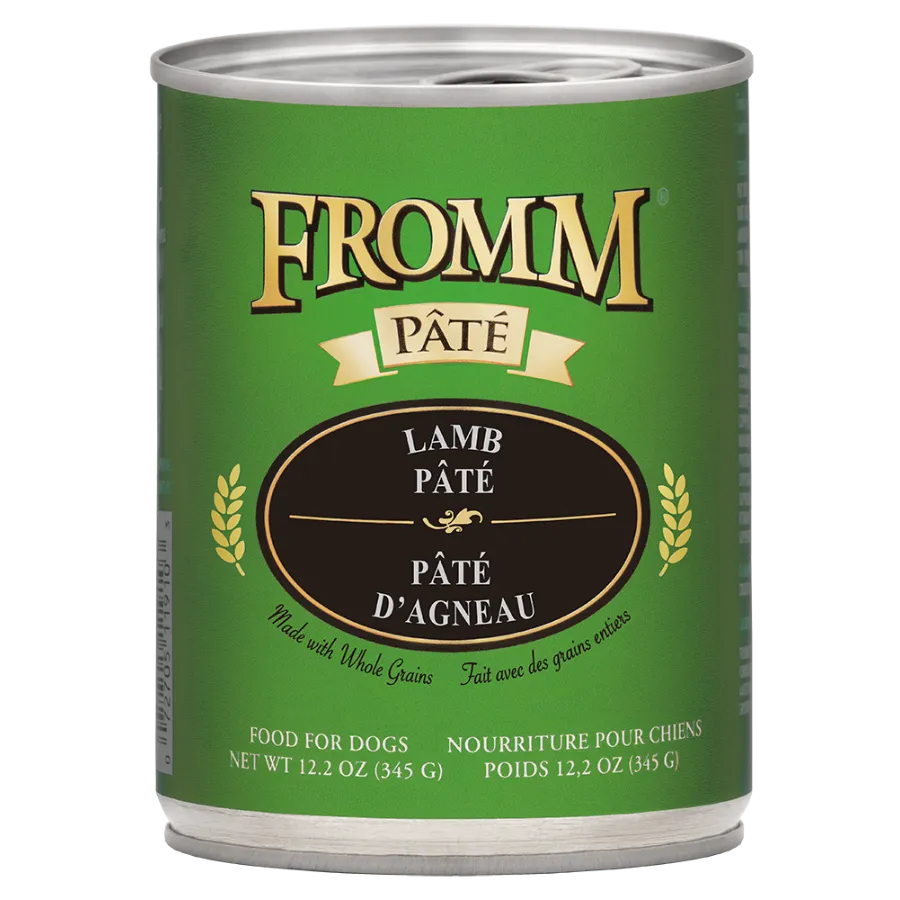 Fromm Gold Lamb Pate Canned Dog Food 12.2oz