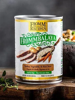 Frommbalaya Turkey, Rice, & Vegetable Stew Wet Dog Food from Fromm, 12.5oz can