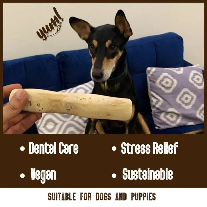 Goofy Tails Coffee Wood Chewing Stick for Dogs |  Caffeine Free Training Chewing Stick