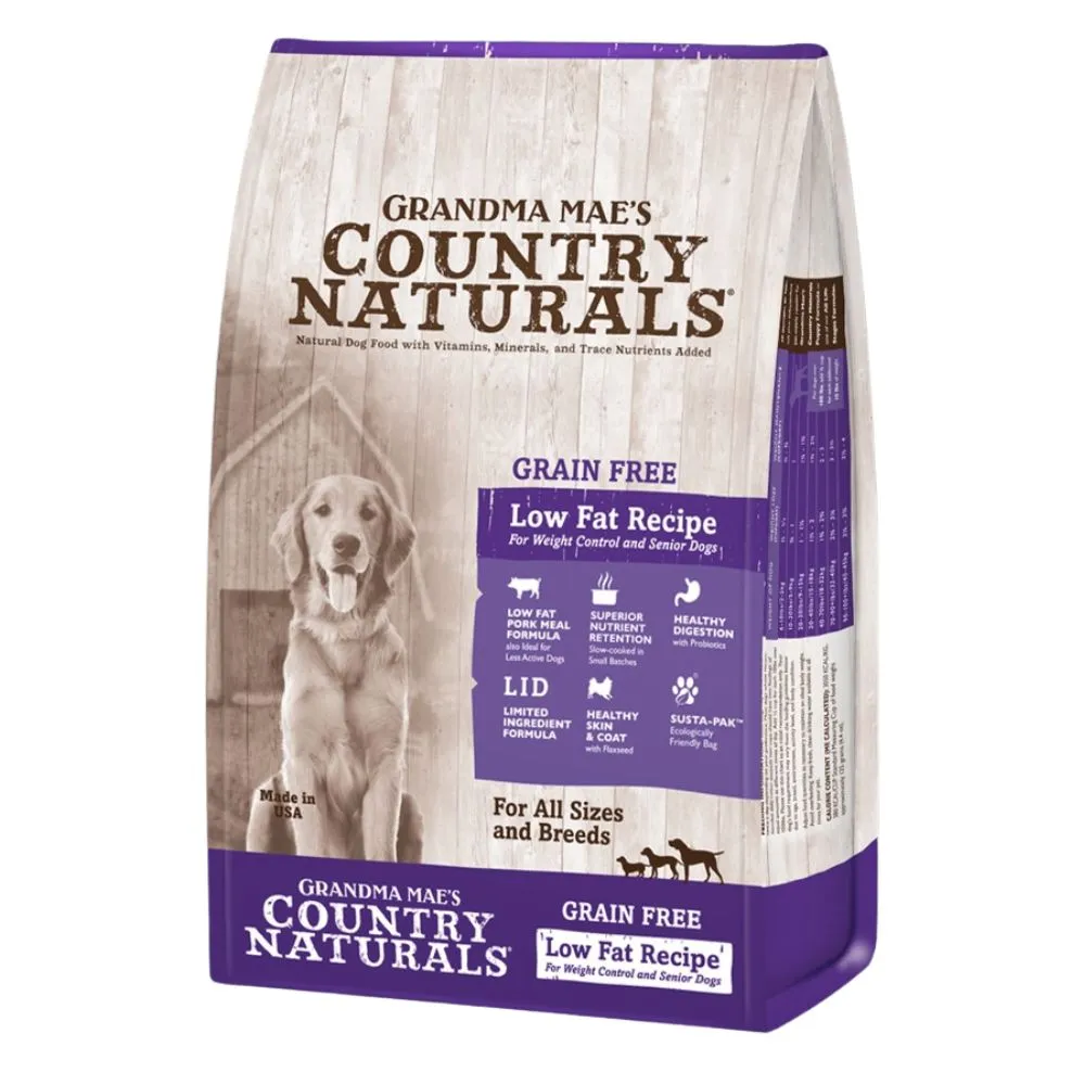 Grandma Mae's Grain Free Low Fat Dry Dog Food 12lb