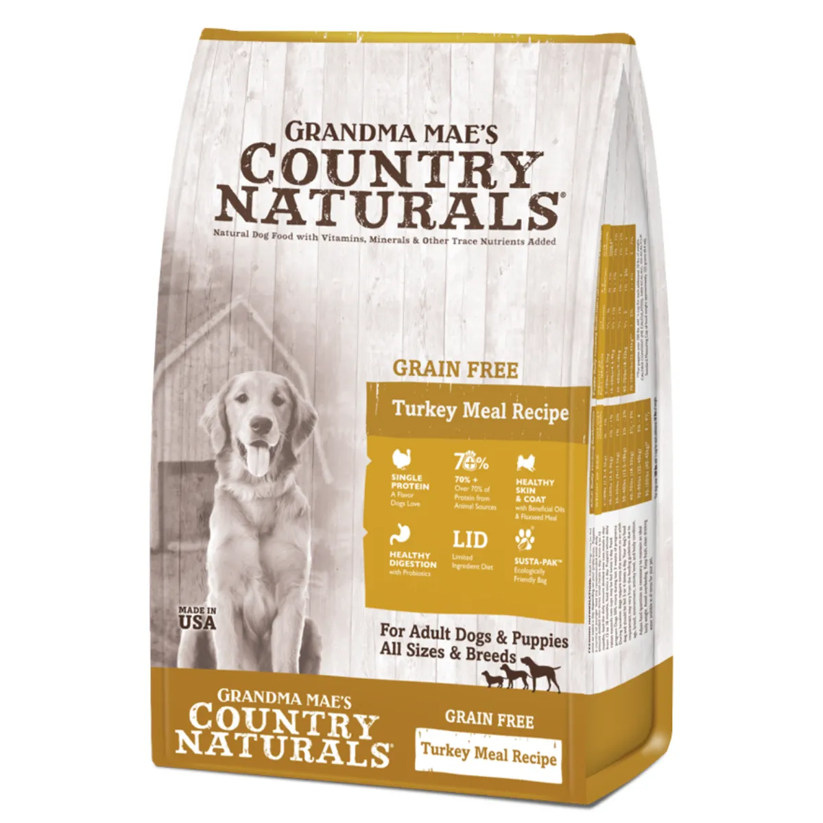 Grandma Mae's Limited Ingredient Turkey Dry Dog Food 25lb