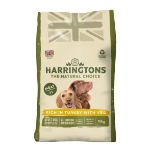 Harringtons Turkey & Vegetables Dog Food 15kg