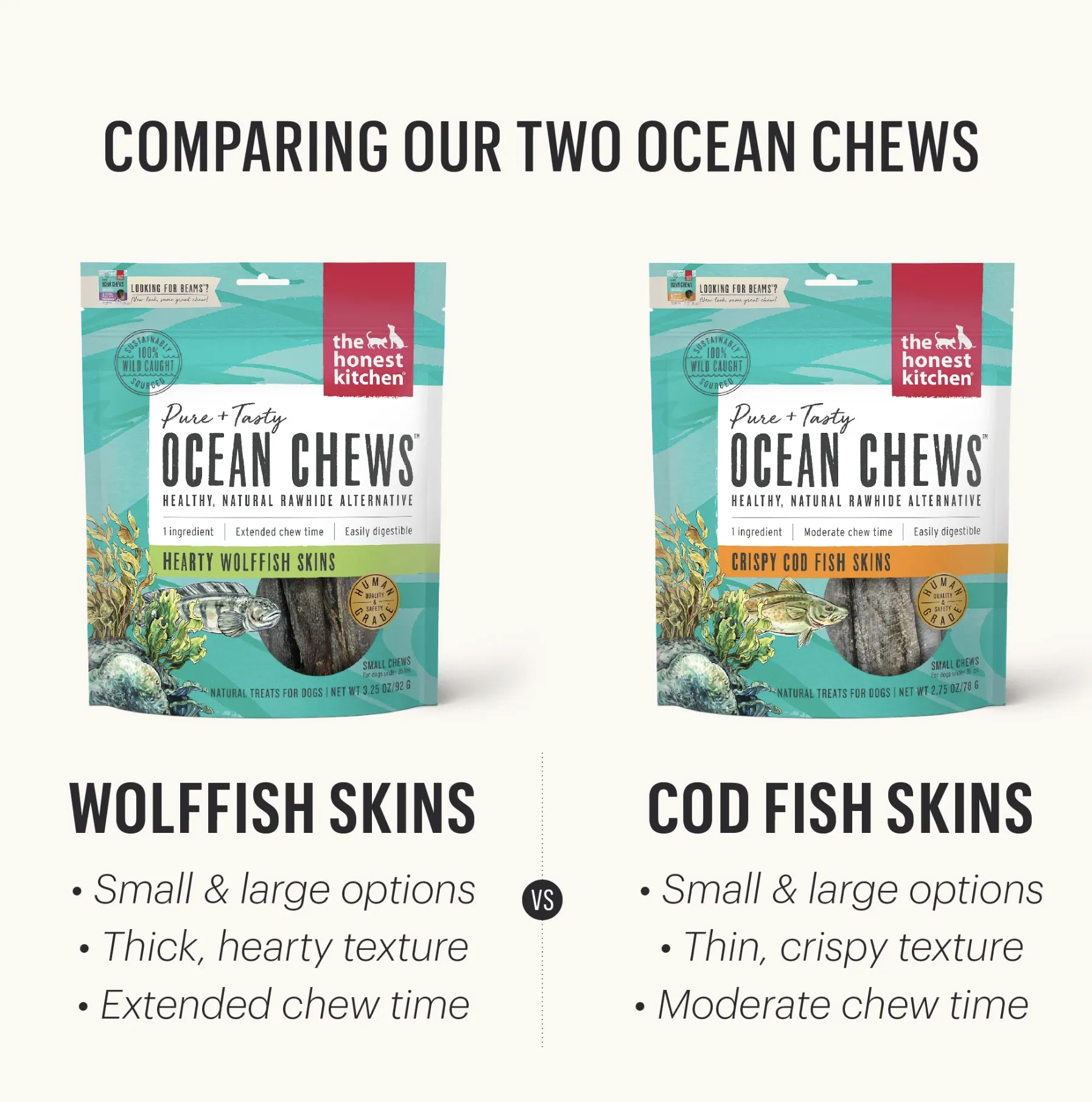 Honest Kitchen Cod Beams Chew