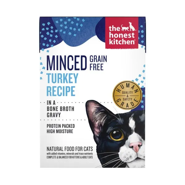 Honest Kitchen Minced Grain Free Turkey Recipe 2.8oz