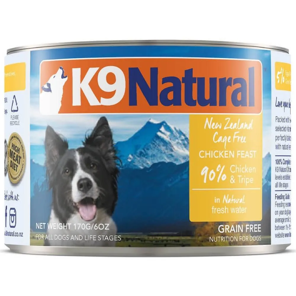 K9 Natural Chicken Feast Canned Dog Food 170g