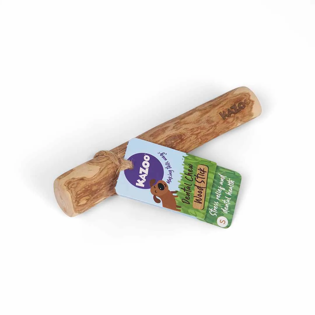 Kazoo Dental Chew Coffee Wood Stick Small