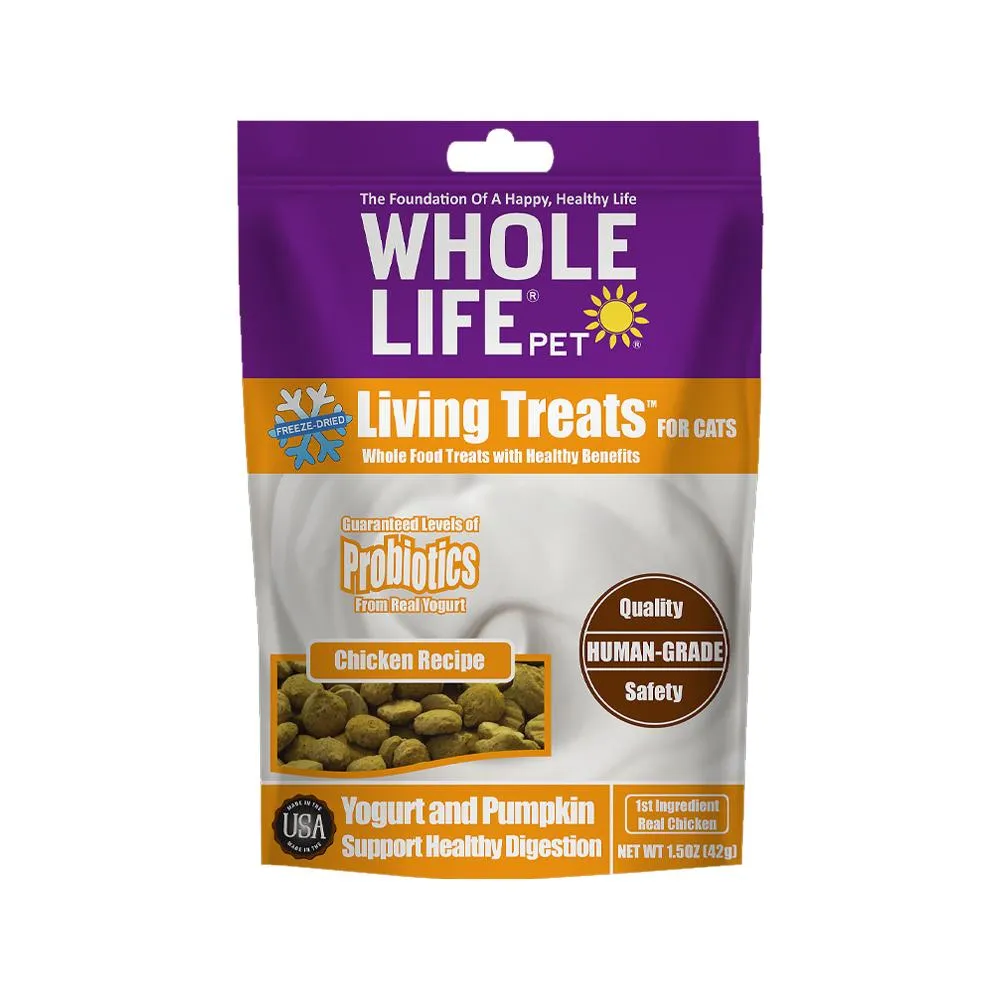 Living Treats Chicken Cat Treats with Probiotics