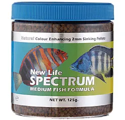 Medium Fish Formula 2mm Sinking Pellets - New Life Spectrum