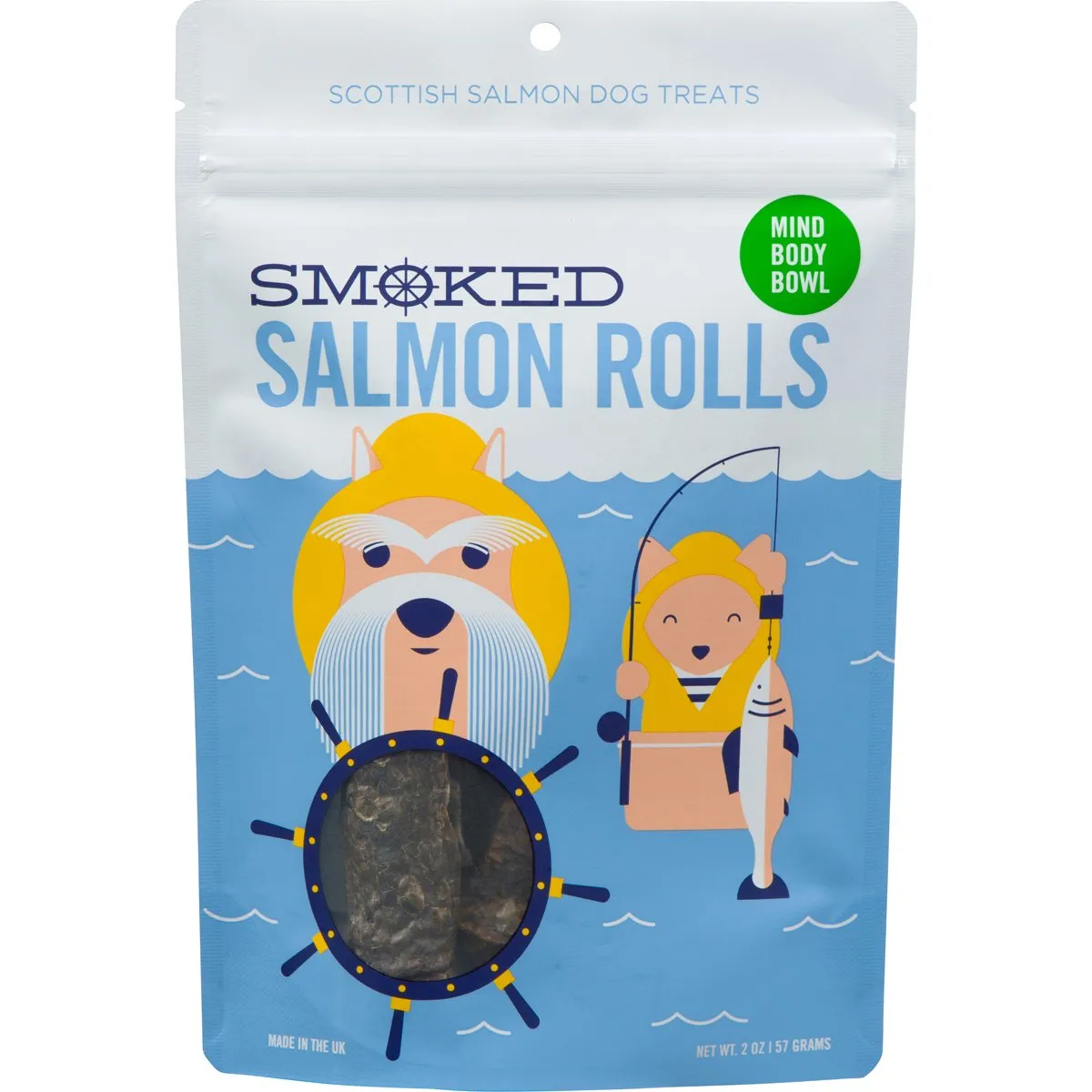 MIND BODY BOWL Smoked Salmon Rolls Dog Treats