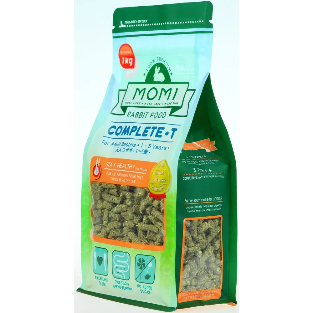 Momi Complete-T Adult Rabbit Food 1kg