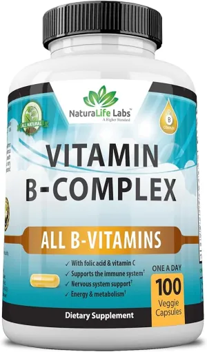 NaturaLife Labs Vitamin B Complex, 100 capsules