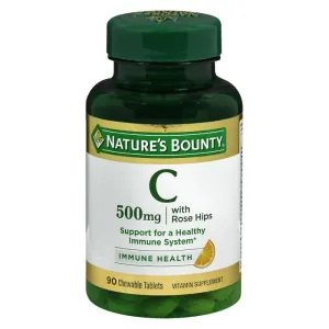 Natures Bounty Vitamin C Rosehips Tablet 500 Mg 100 PC