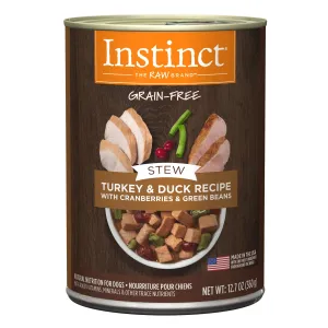 Nature's Variety Instinct Turkey & Duck Stew Wet Dog Food