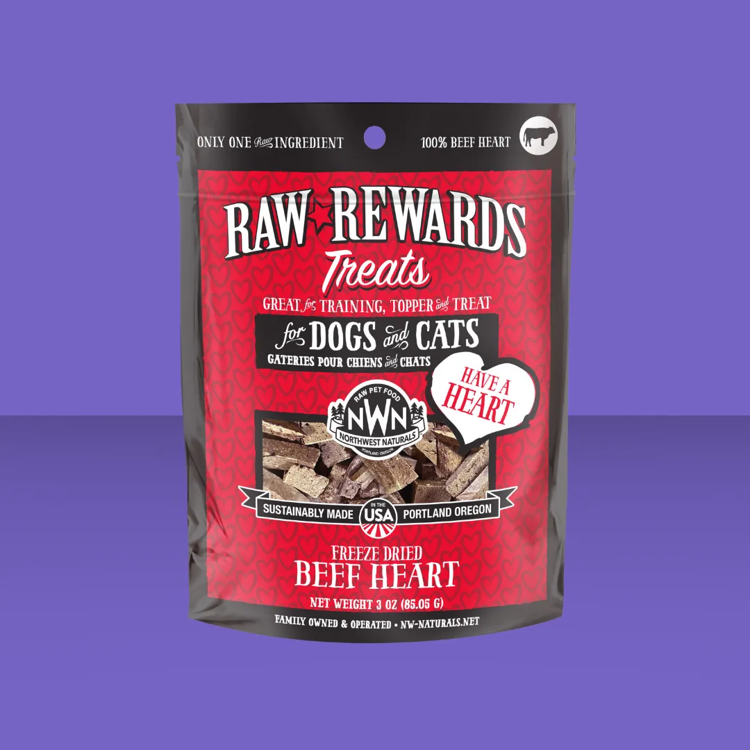 Northwest Naturals FD Treats Beef Heart 3oz