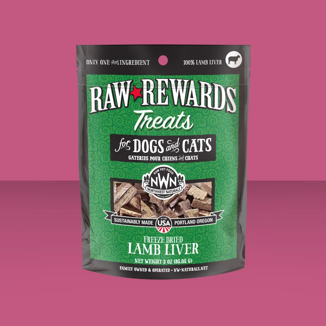 Northwest Naturals FD Treats Lamb Liver 3oz