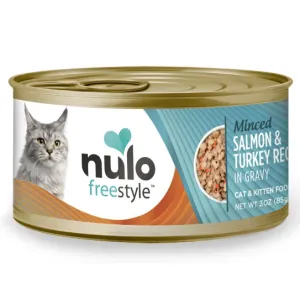 Nulo Freestyle Minced Salmon & Turkey Recipe Canned Cat Food, 3oz