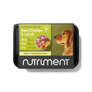 Nutriment Chicken & Lamb Formula Raw Frozen Adult Dog Food Tub 500g