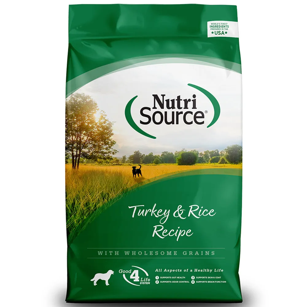 Nutrisource Turkey & Rice Recipe Dry Dog Food 26lb