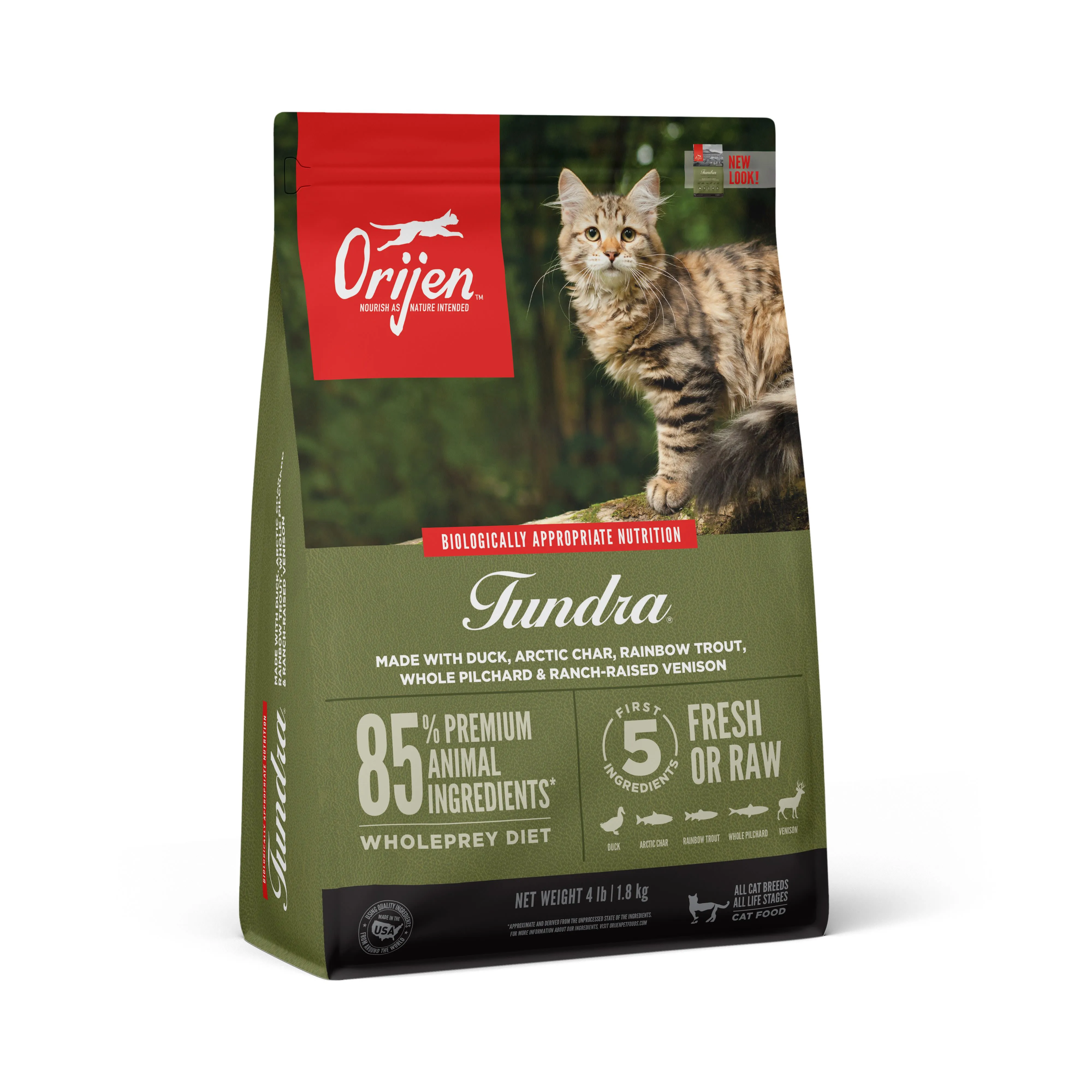 Orijen Tundra Grain-Free Cat Food 4lb