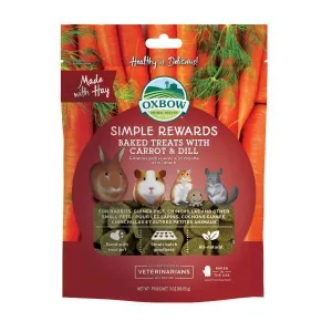 Oxbow Simple Rewards Carrot and Dill Treats 85g^^^