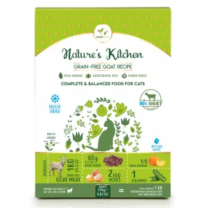 Pawfect Nature's Kitchen Grain Free Complete & Balanced Goat Meat food for Cat