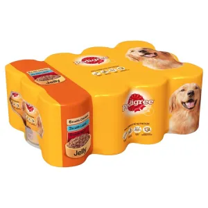 Pedigree Tins Mixed Selection in Jelly 12x385g