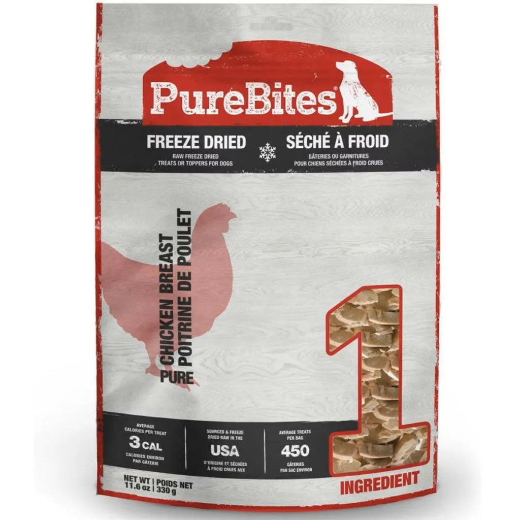 PureBites Freeze Dried Chicken Breast Treats for Dogs