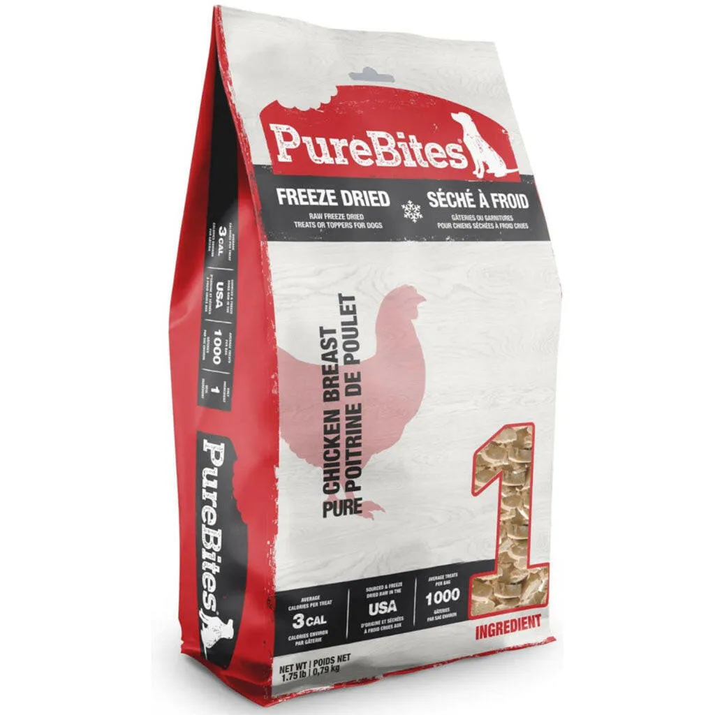 PureBites Freeze Dried Chicken Breast Treats for Dogs