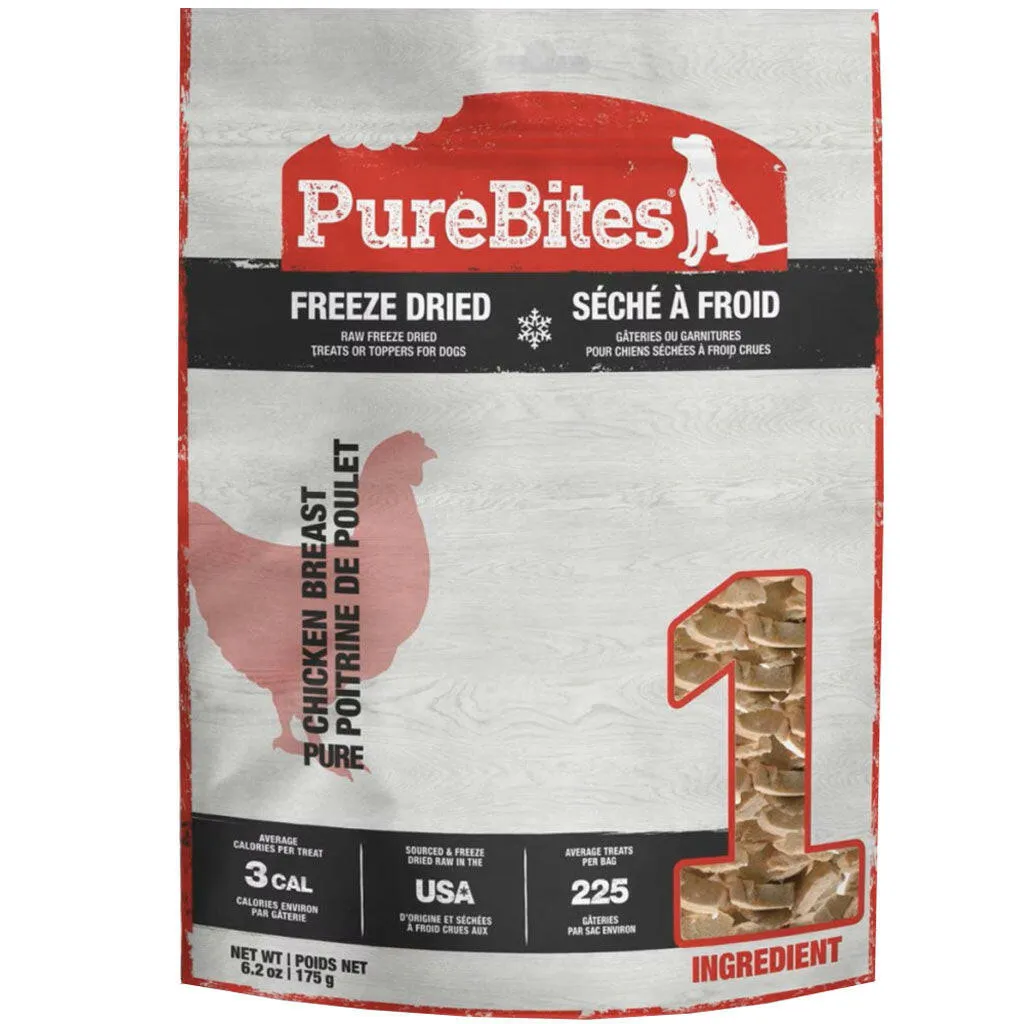 PureBites Freeze Dried Chicken Breast Treats for Dogs