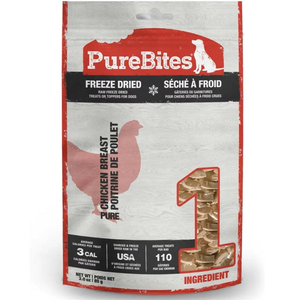 PureBites Freeze Dried Chicken Breast Treats for Dogs